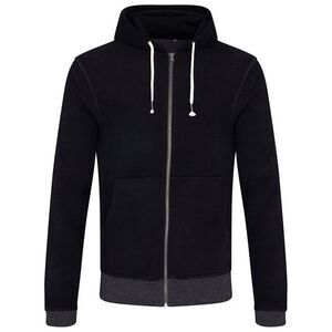 Ecologie Unisex Adult Okavango Full Zip Hoodie / Black/Charcoal